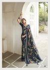 Ajnabee Vol 2 By Kashvi Dull Moss Foil Printed Sarees Wholesale Market In Surat